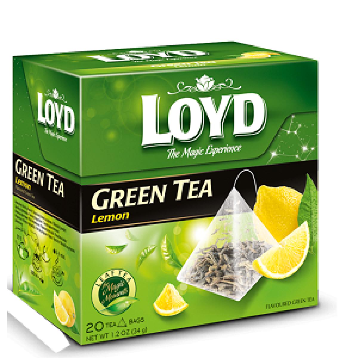 Green Tea With Lemon Flavour