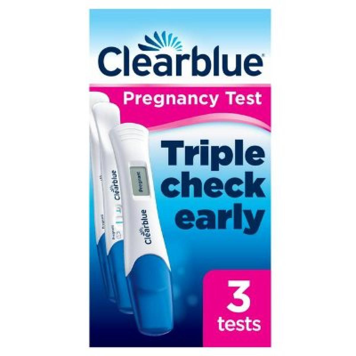Plus Pregnancy Test 6 Days Sooner x3