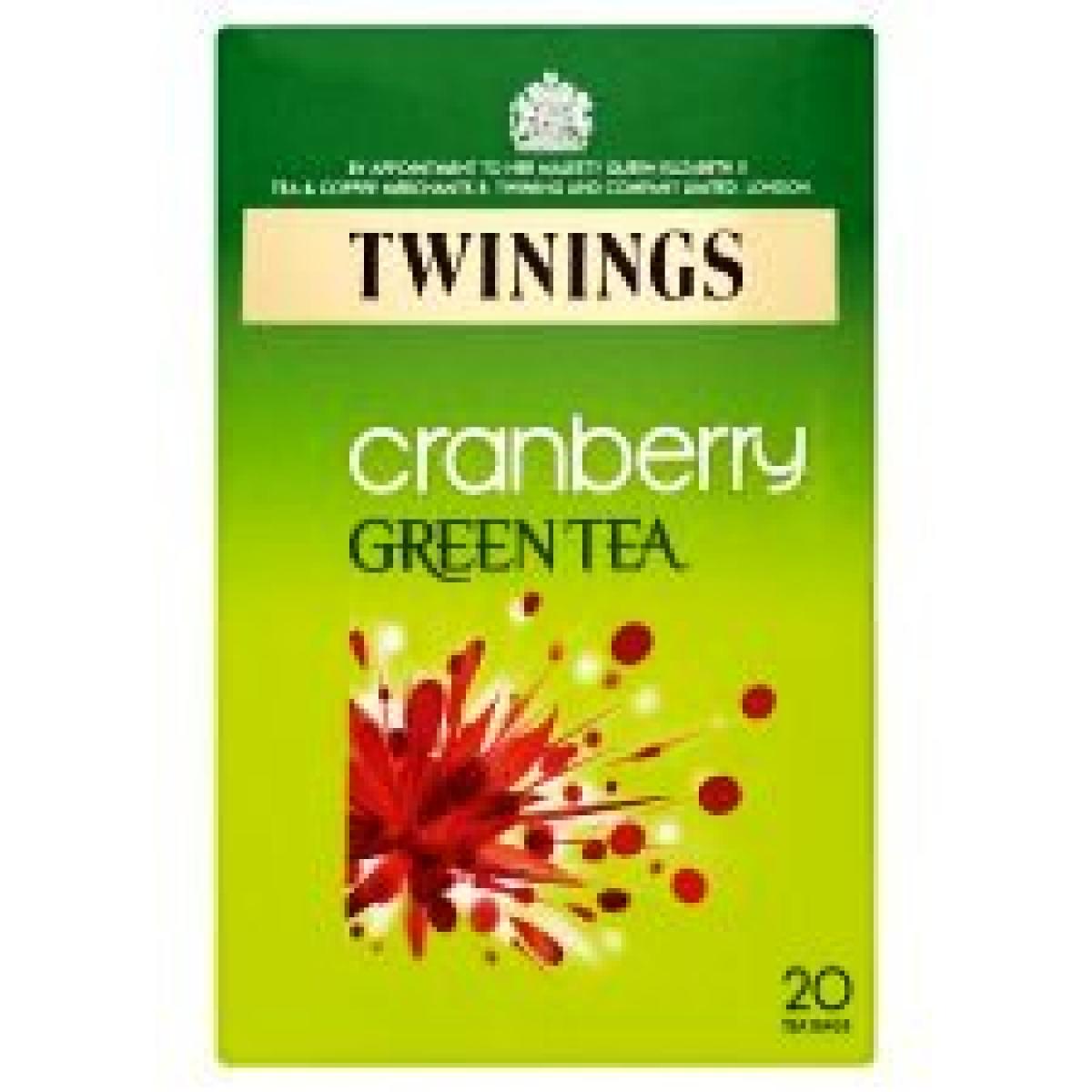 Green Tea With Cranberry 40 g x20 x4