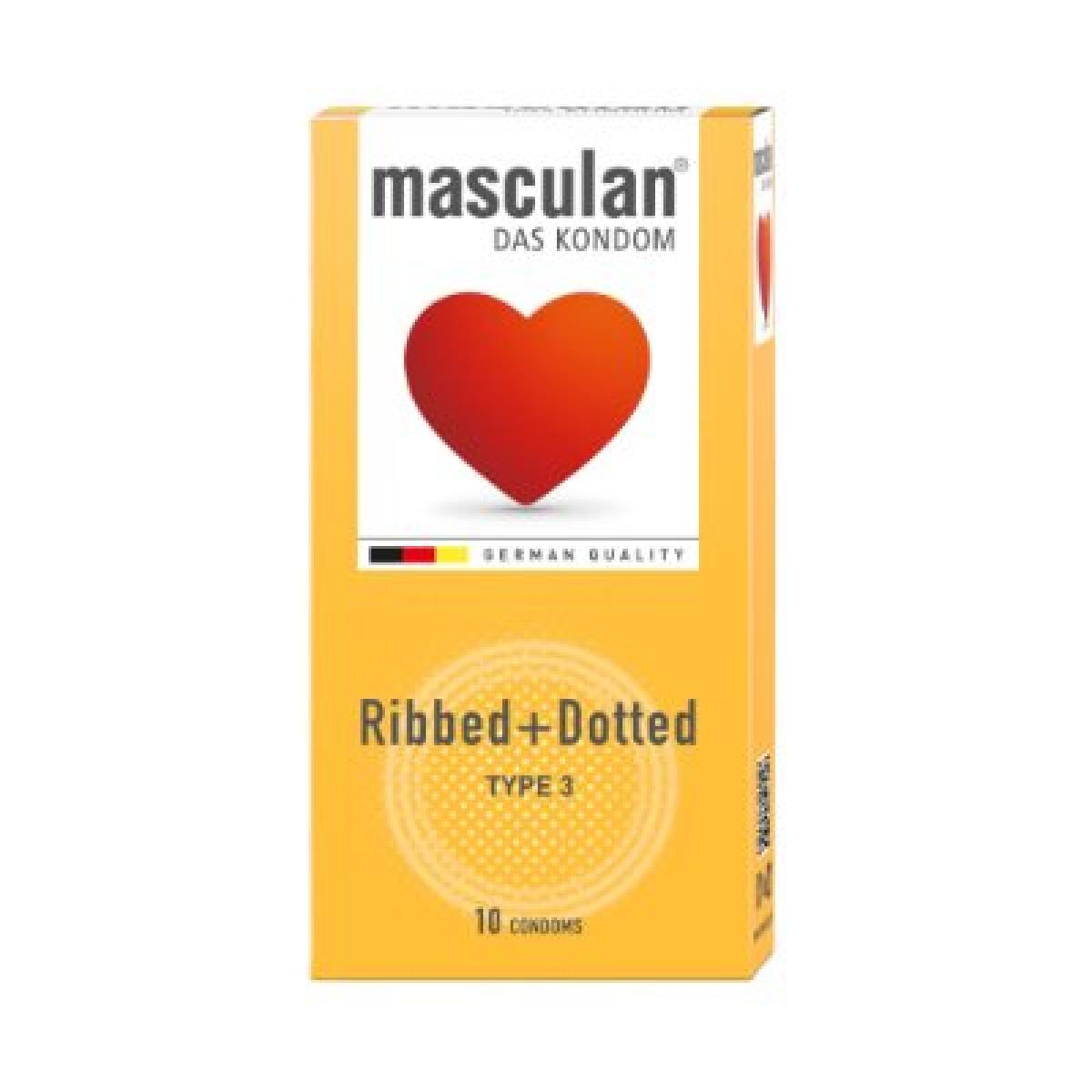 Ribbed & Dotted 10 Condoms