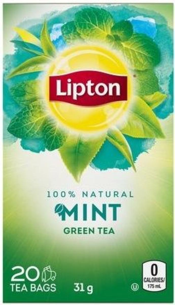 Natural Green Tea With Mint