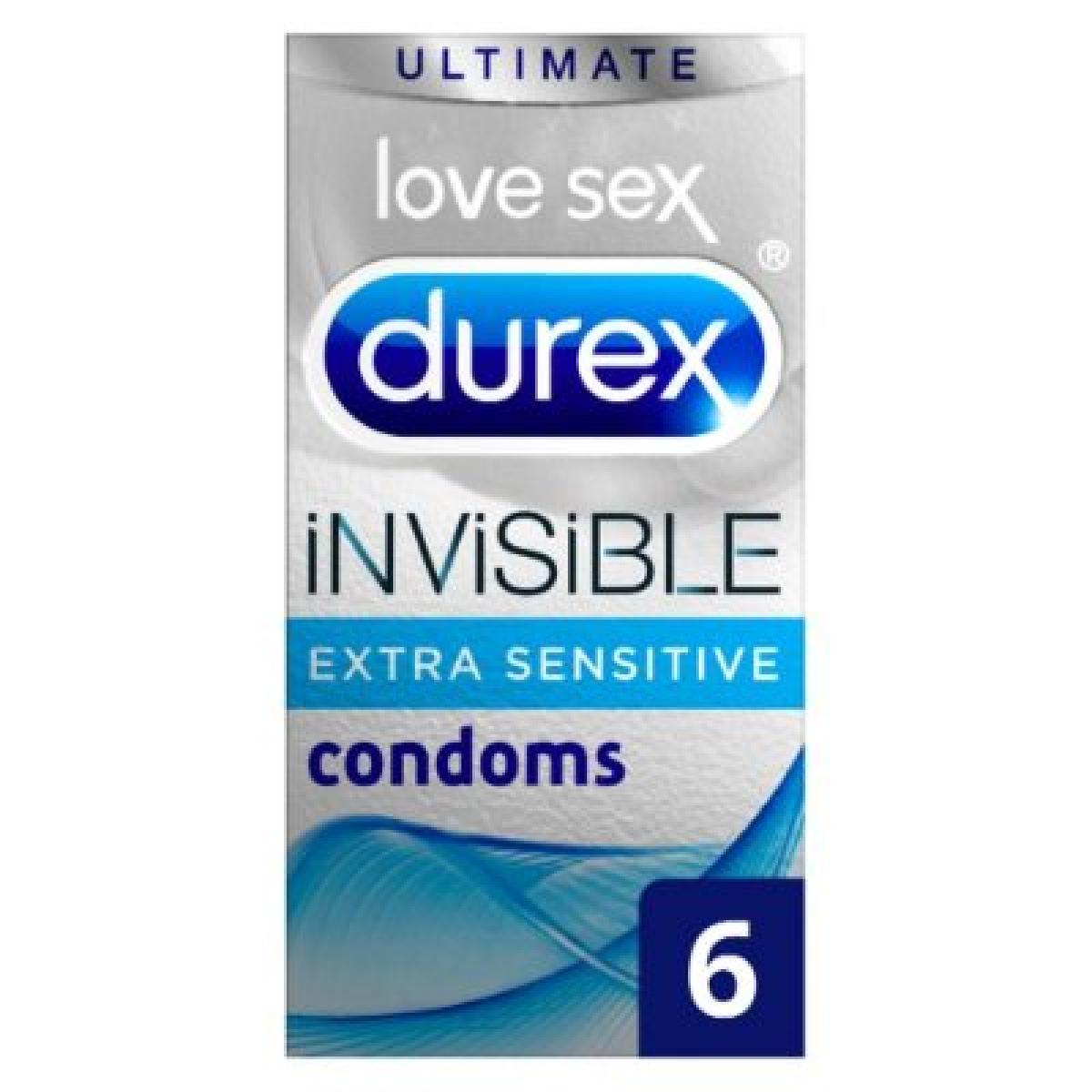 Extra Thin Invisible 6 Condoms