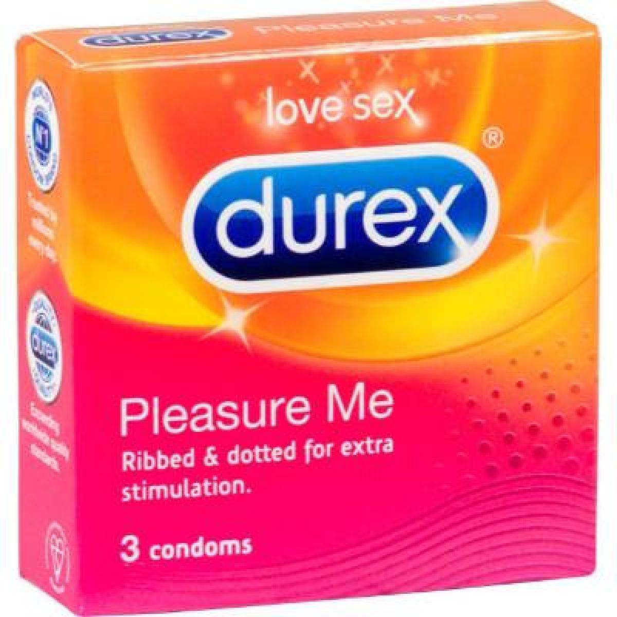 Pleasure Me Ribbed & Dotted x3 Condoms