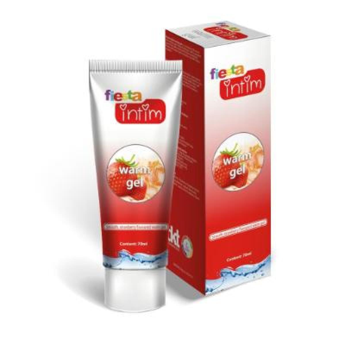 Intim Smooth Strawberry Flavoured Warm Gel