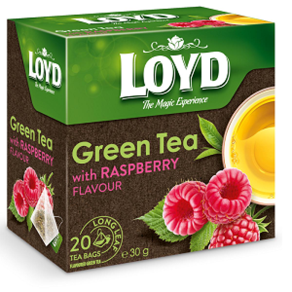 Green Tea With Raspberry Flavour