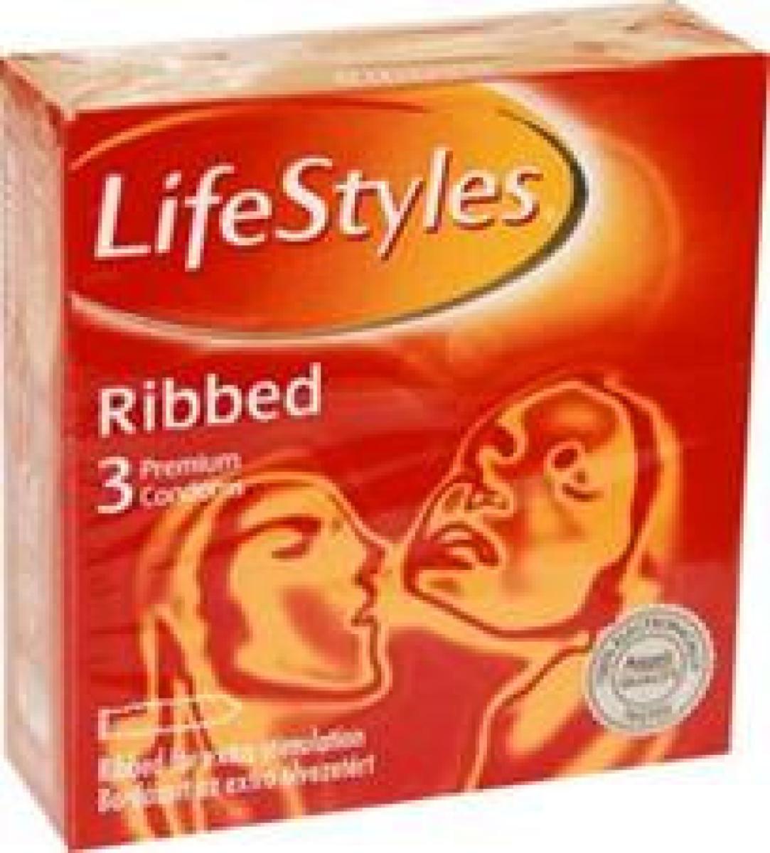 Ribbed 3 Condoms