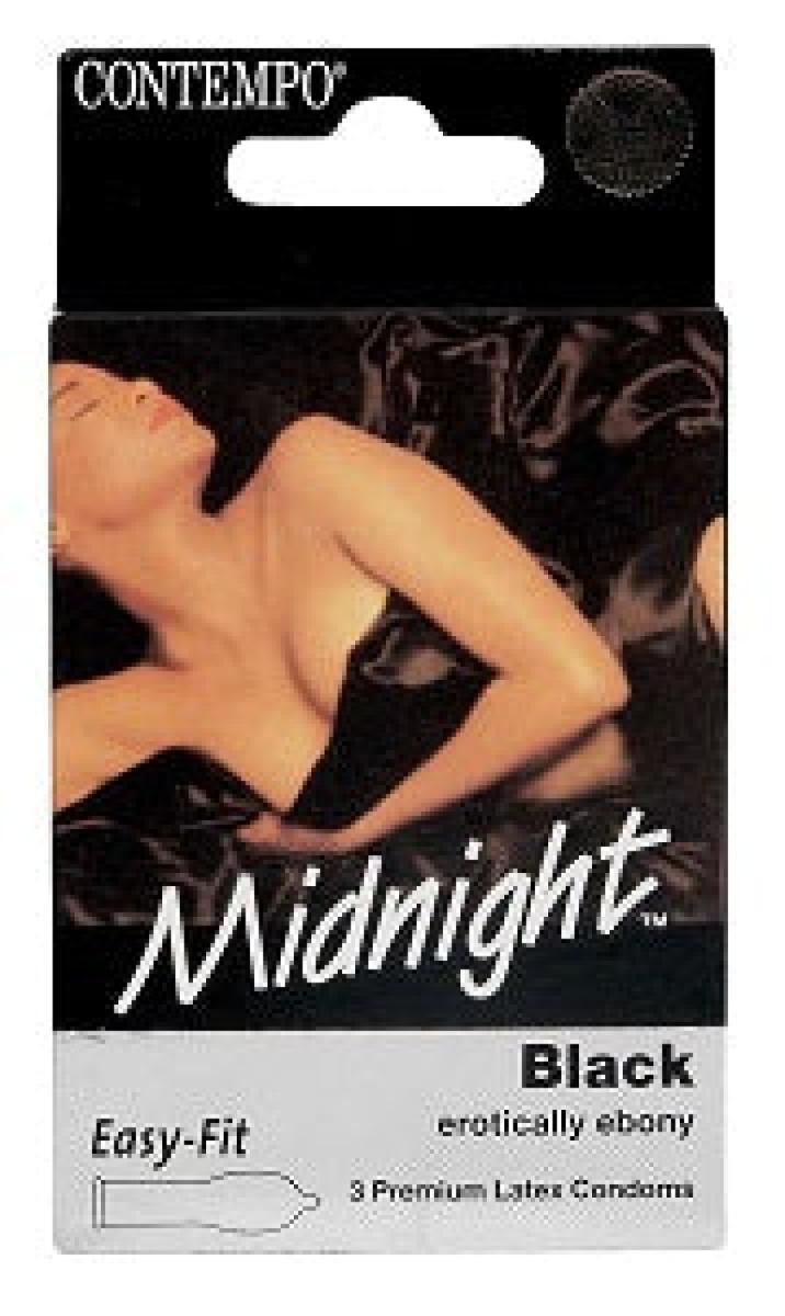 Midnight Black 3 Condoms