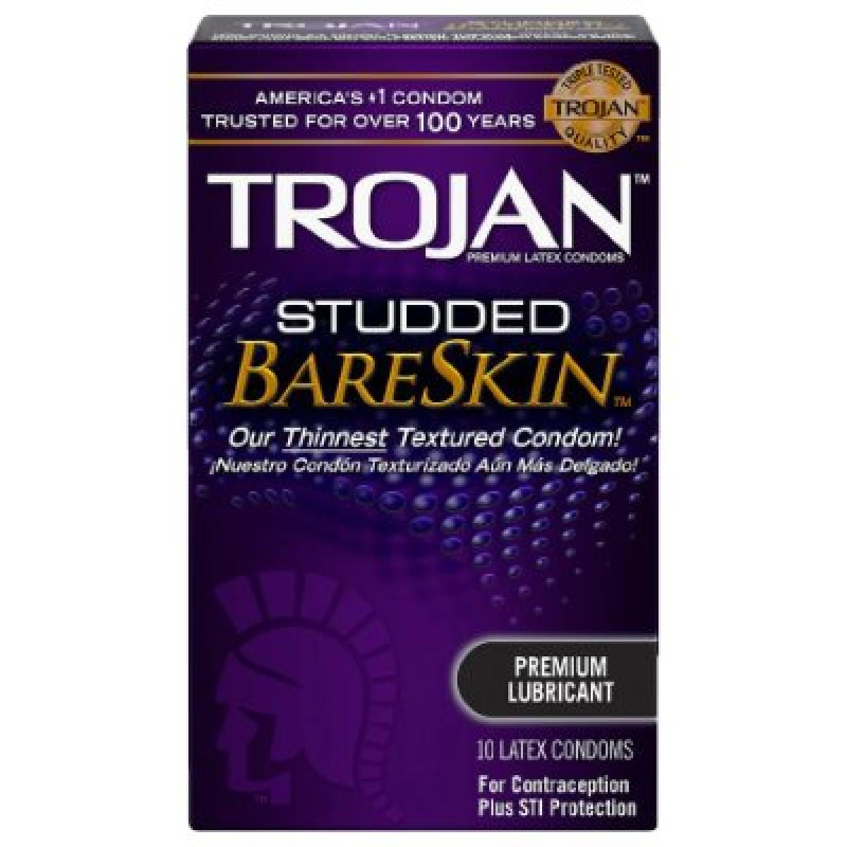 Studded Bare Skin 12 Condoms