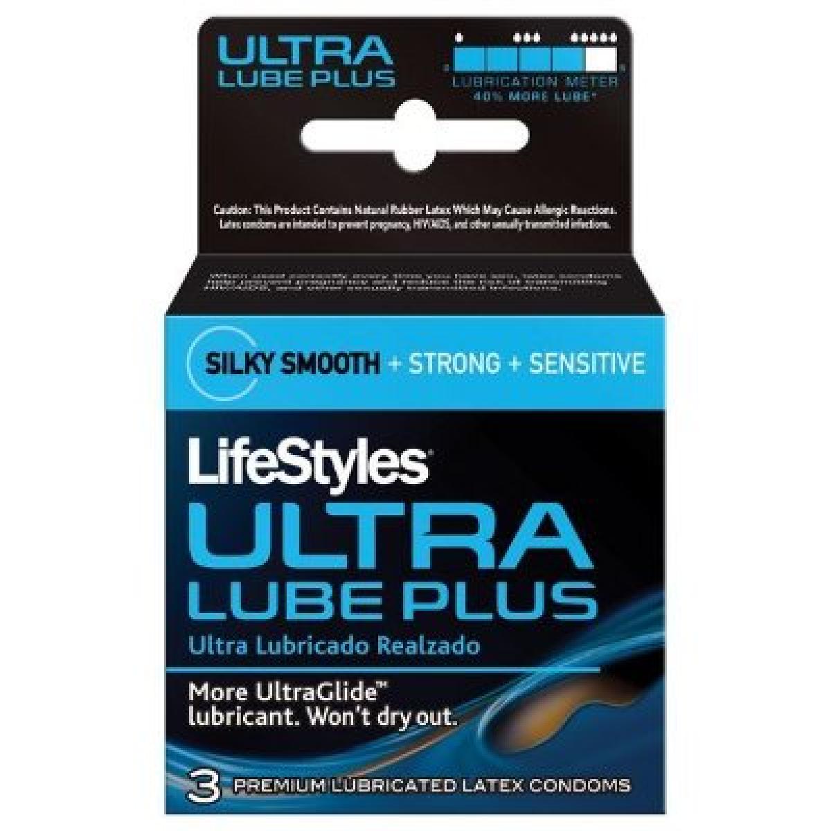 Ultra Lube Plus 3 Condoms