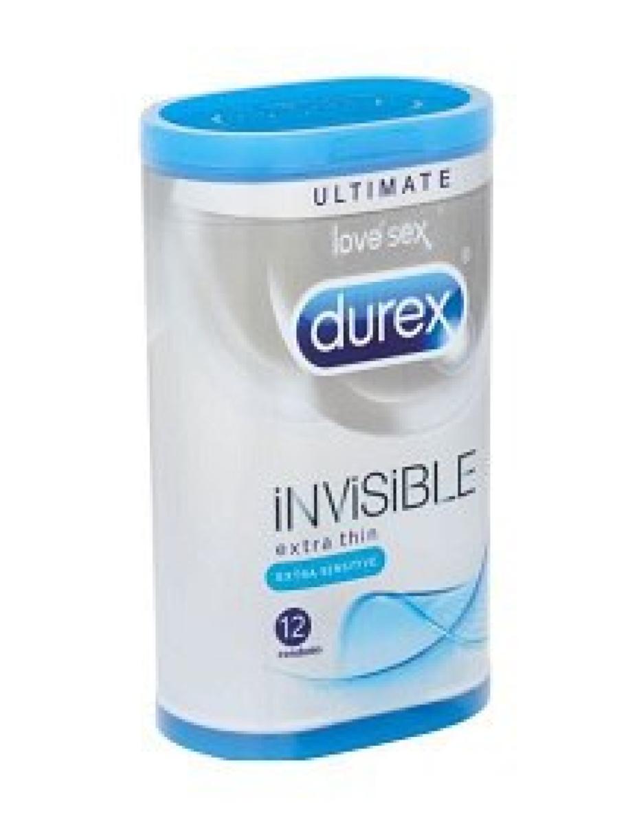 Invisible Extra Thin 12 Condoms