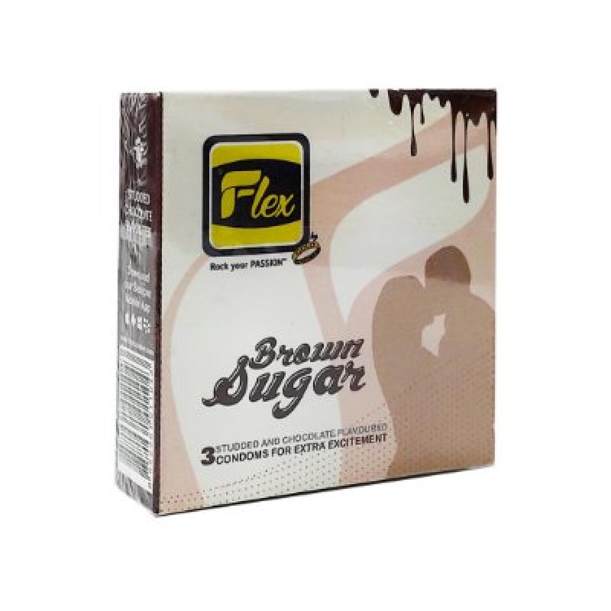 Flex Brown Sugar 3 Condoms