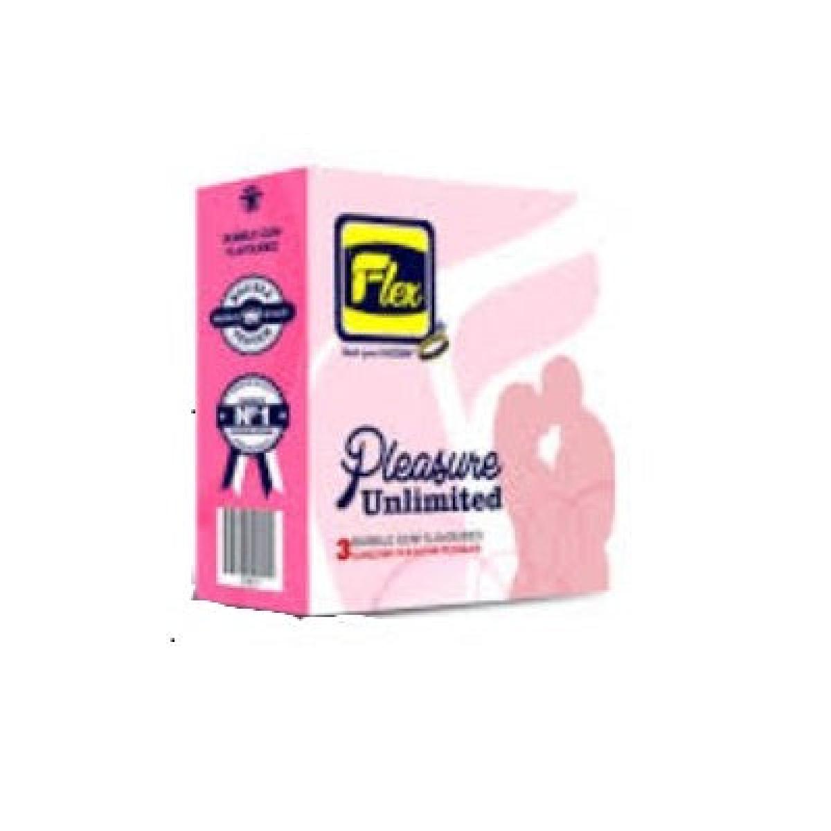 Flex Pleasures Unlimited 3 Condoms