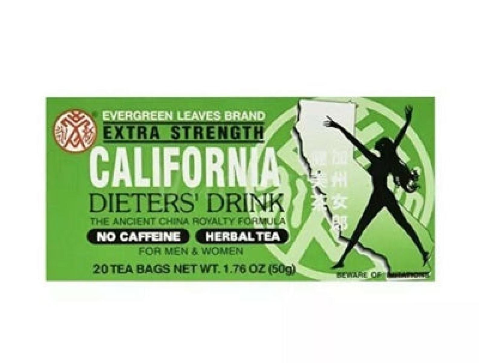 Leaves California Dieters No Caffeine Herbal Tea x20