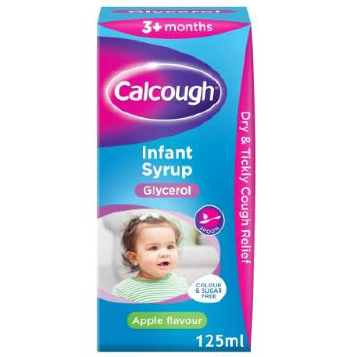 3 Months+ Infant Tickly Cough Syrup Apple Flavour