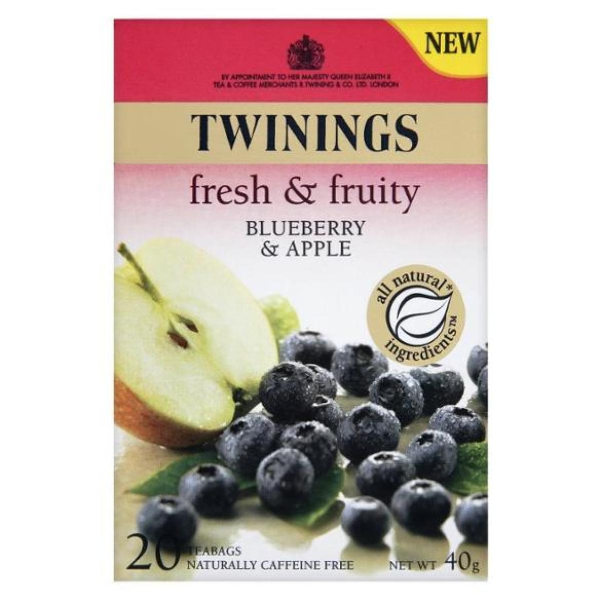 Fresh & Fruity Blueberry & Apple 40 g x20 x4
