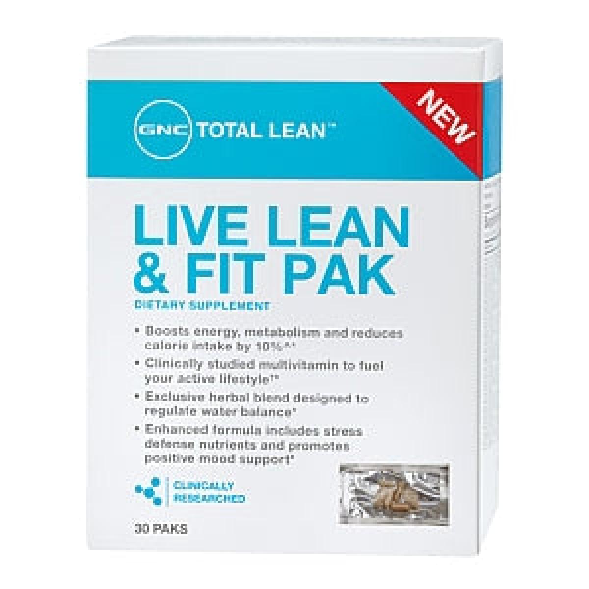 Live Lean & Fit Pak Dietary Supplement x30