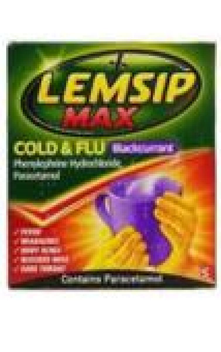 Max Cold & Flu Blackcurrant