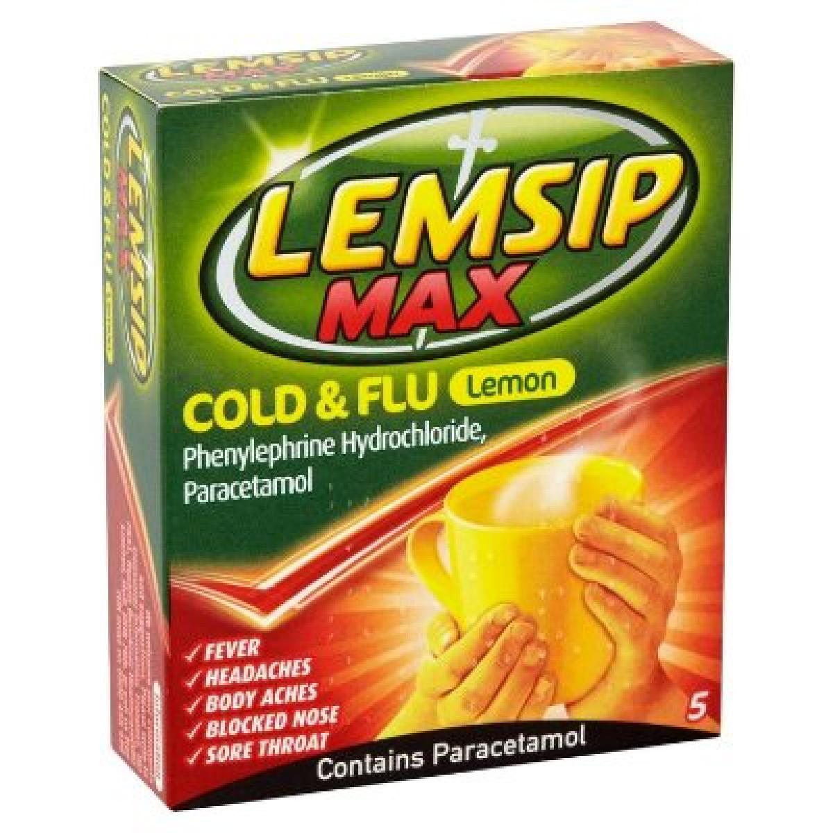 Max Cold & Flu Lemon Flavour