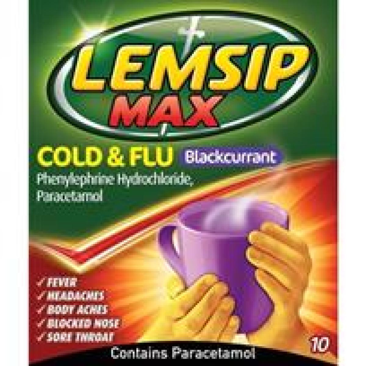 Max Cold & Flu Blackcurrant