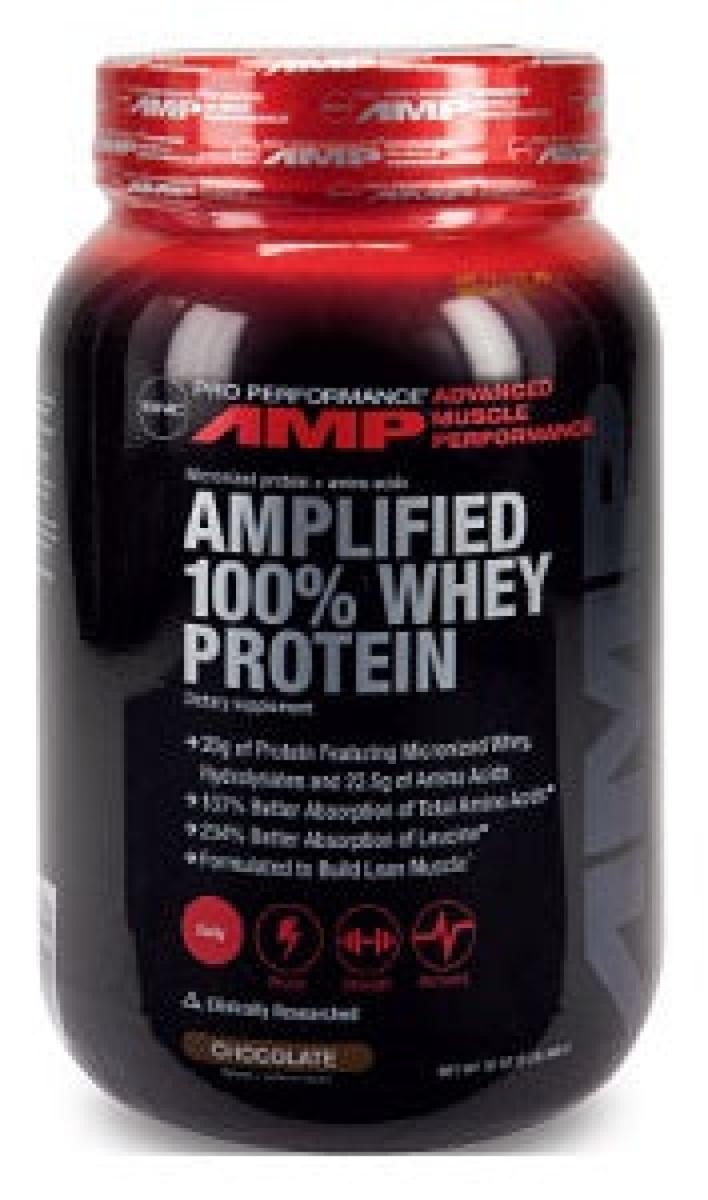 AMP Amplified 100 Percent Whey Protein Chocolate
