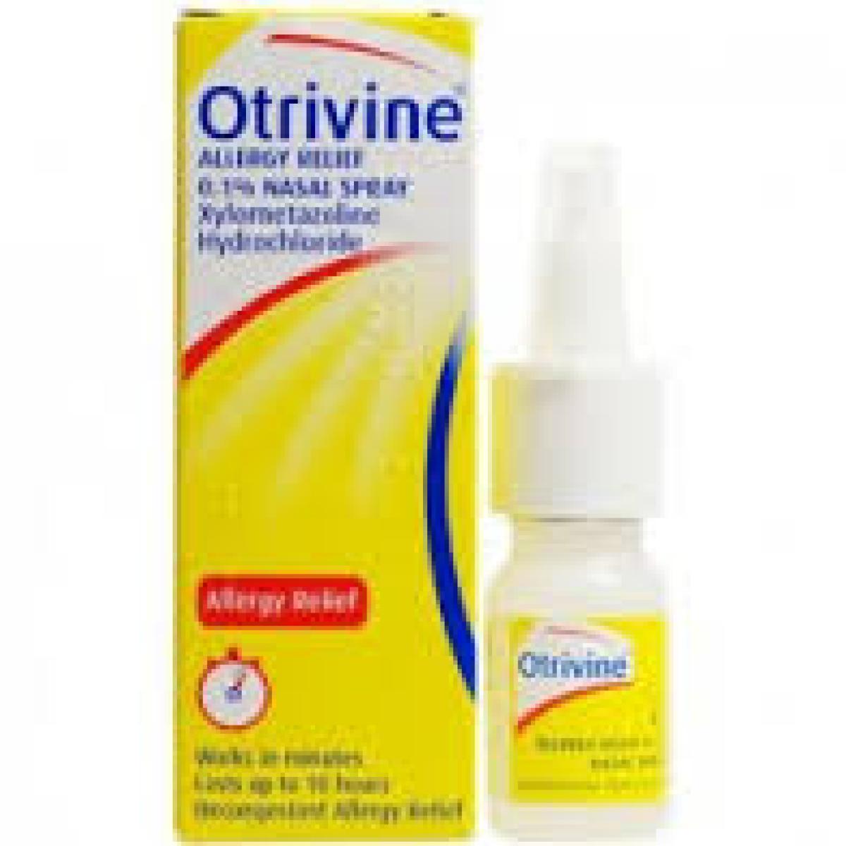 Otrivin Allergy Relief 0.1 Percent Instant Spray