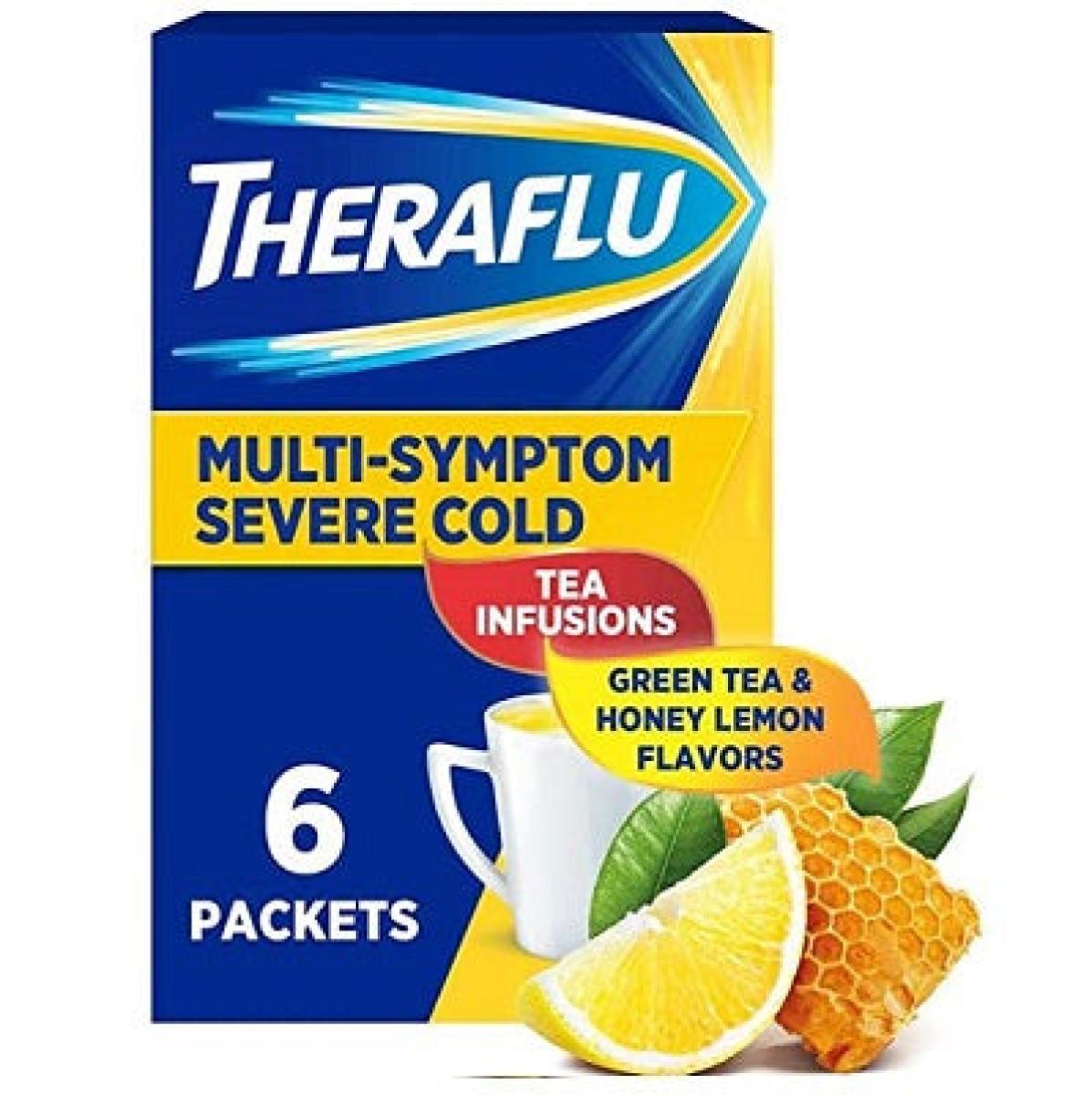Multi-Symptom Severe Cold Tea Infusions 6 Packets