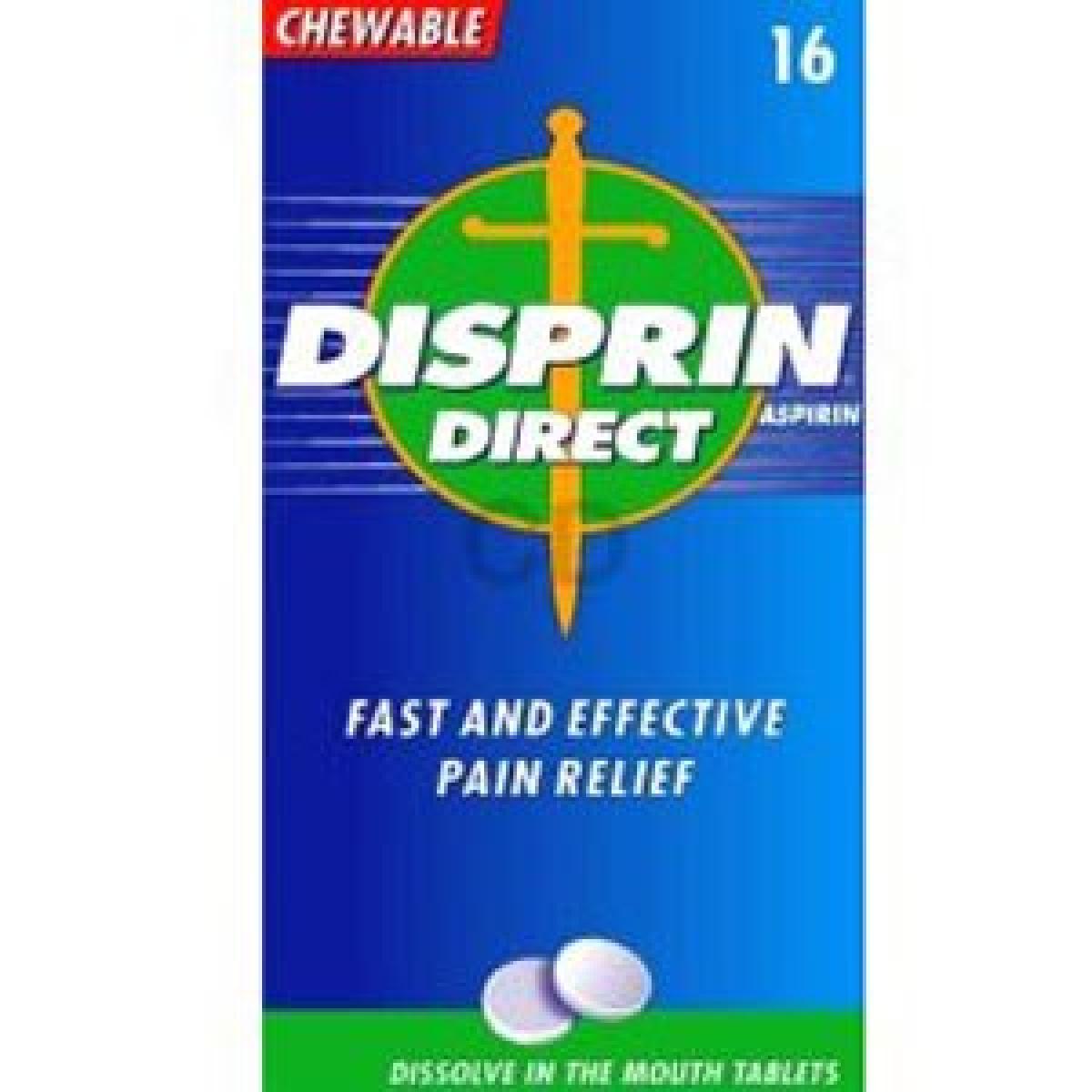 Aspirin Direct 16 Chewable Tablets