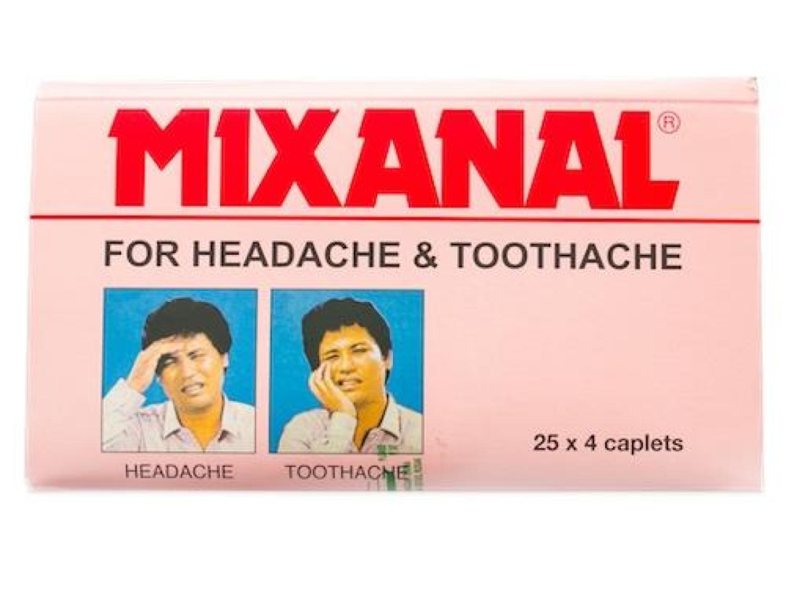 For Headache & Toothache 4 Caplets
