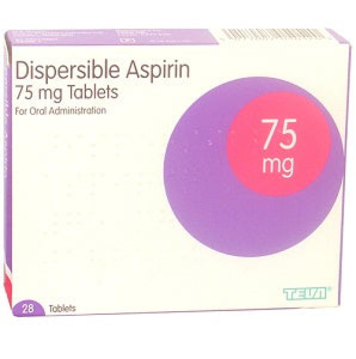 Aspirin Dispersible 75 mg
