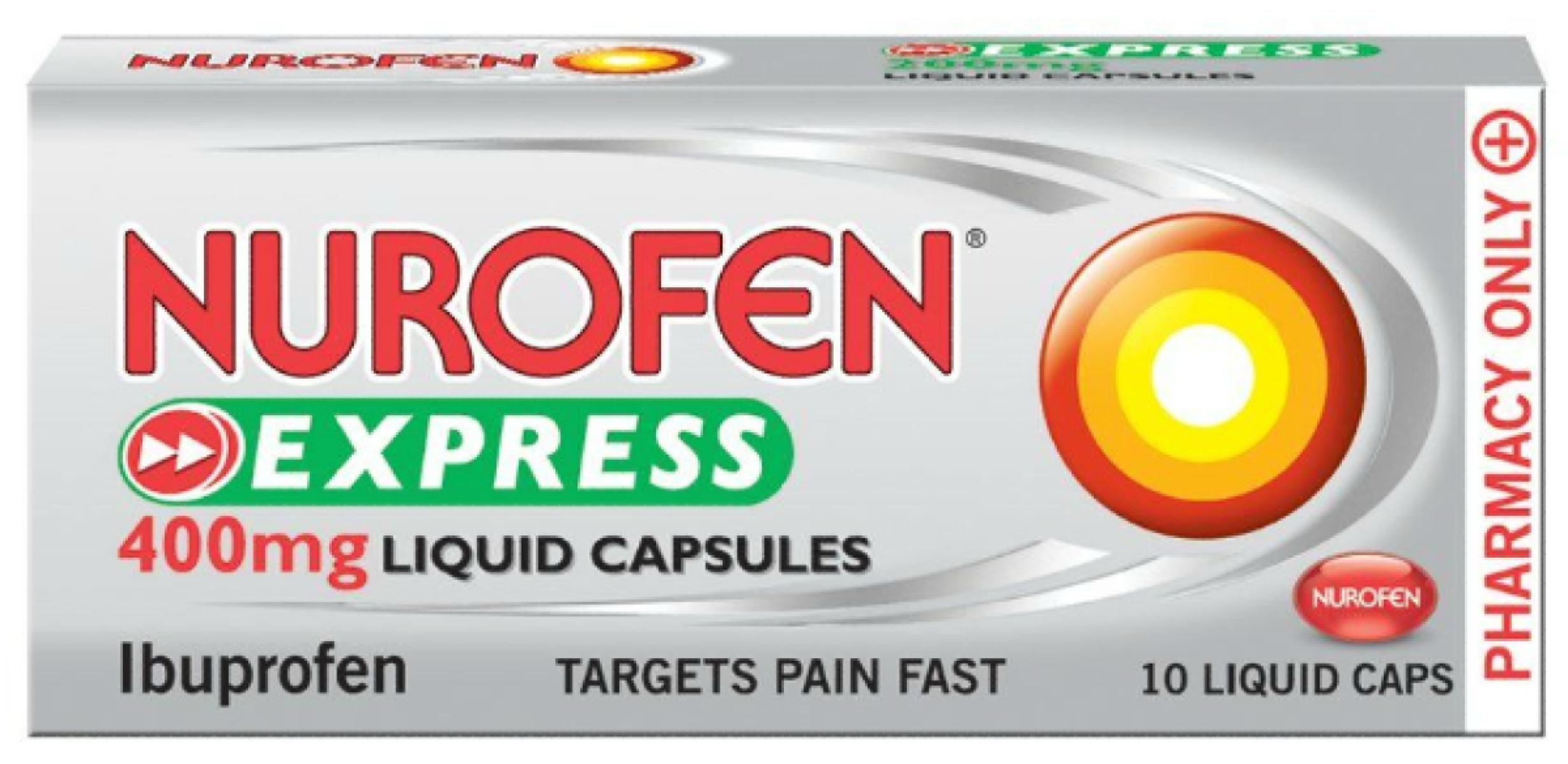 Express 400 mg 10 Liquid Capsules