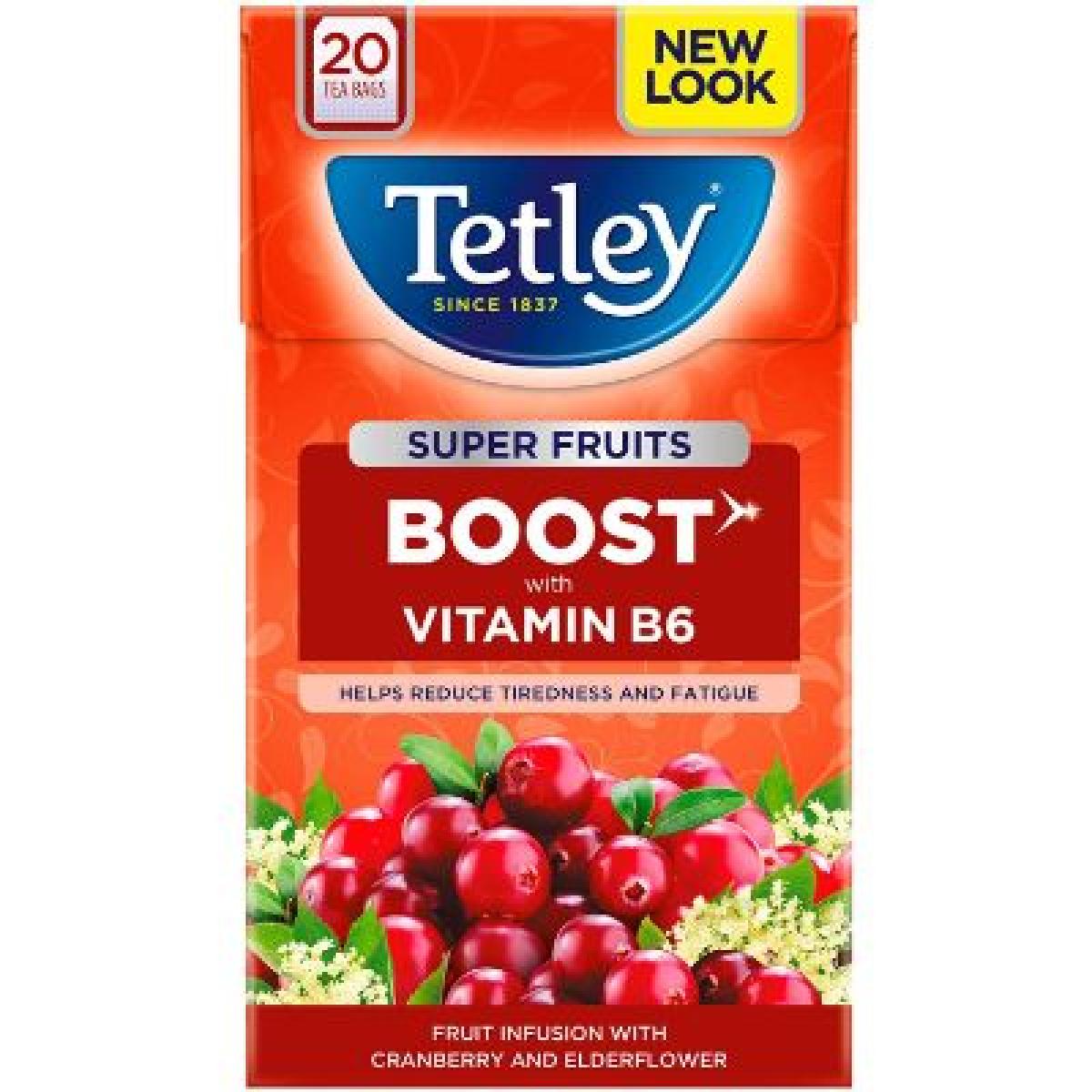 Boost Super Fruits Tea Cranberry & Elderflower