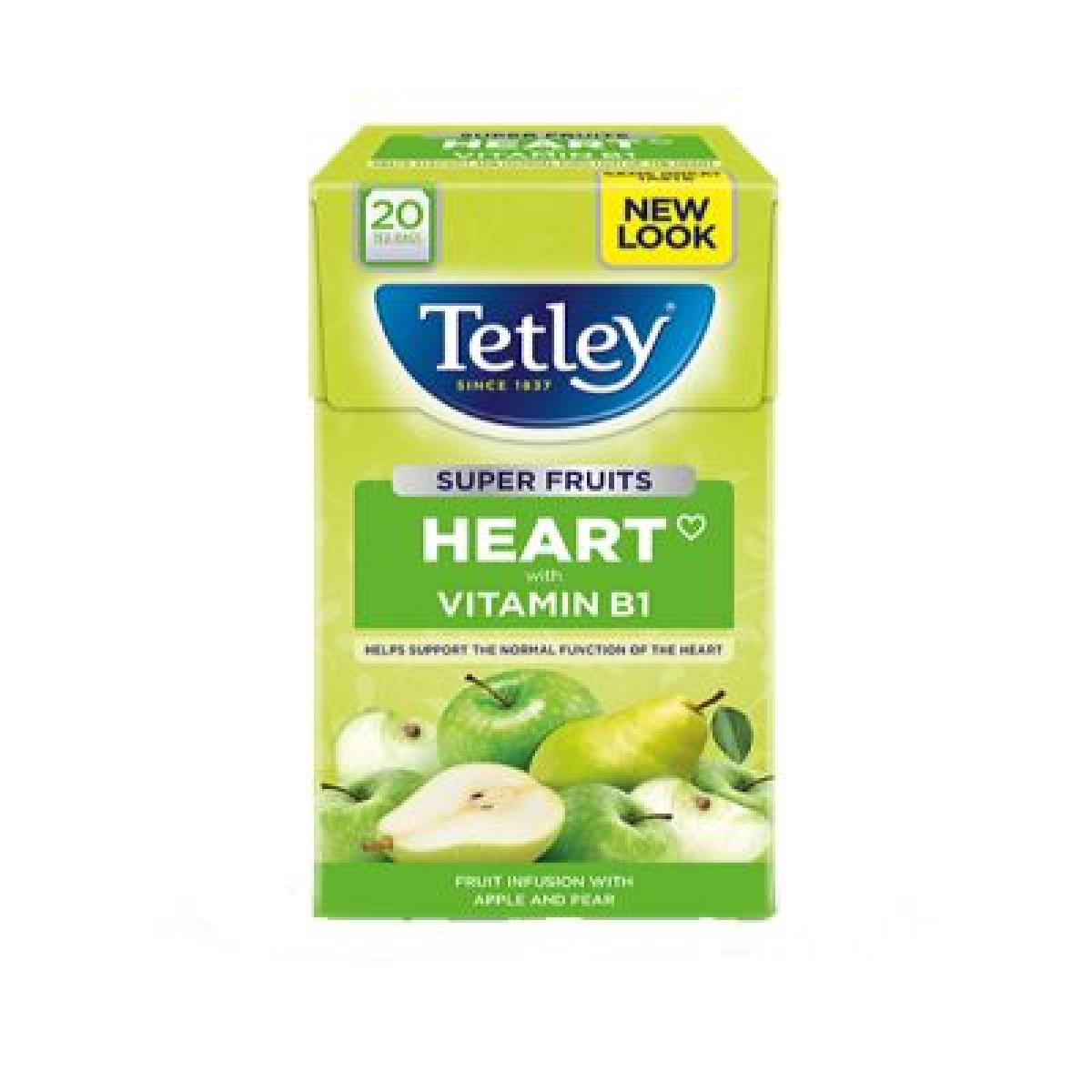 Tea Super Fruits Heart With Vitamin B1 Apple & Pear x20
