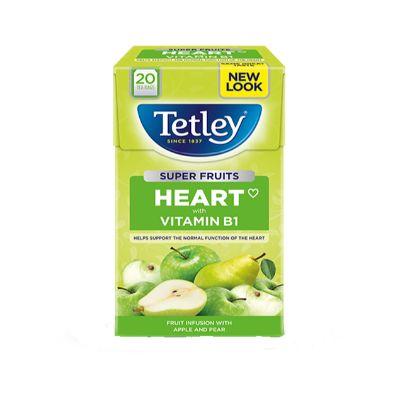 Tea Super Fruits Heart With Vitamin B1 Apple & Pear x20