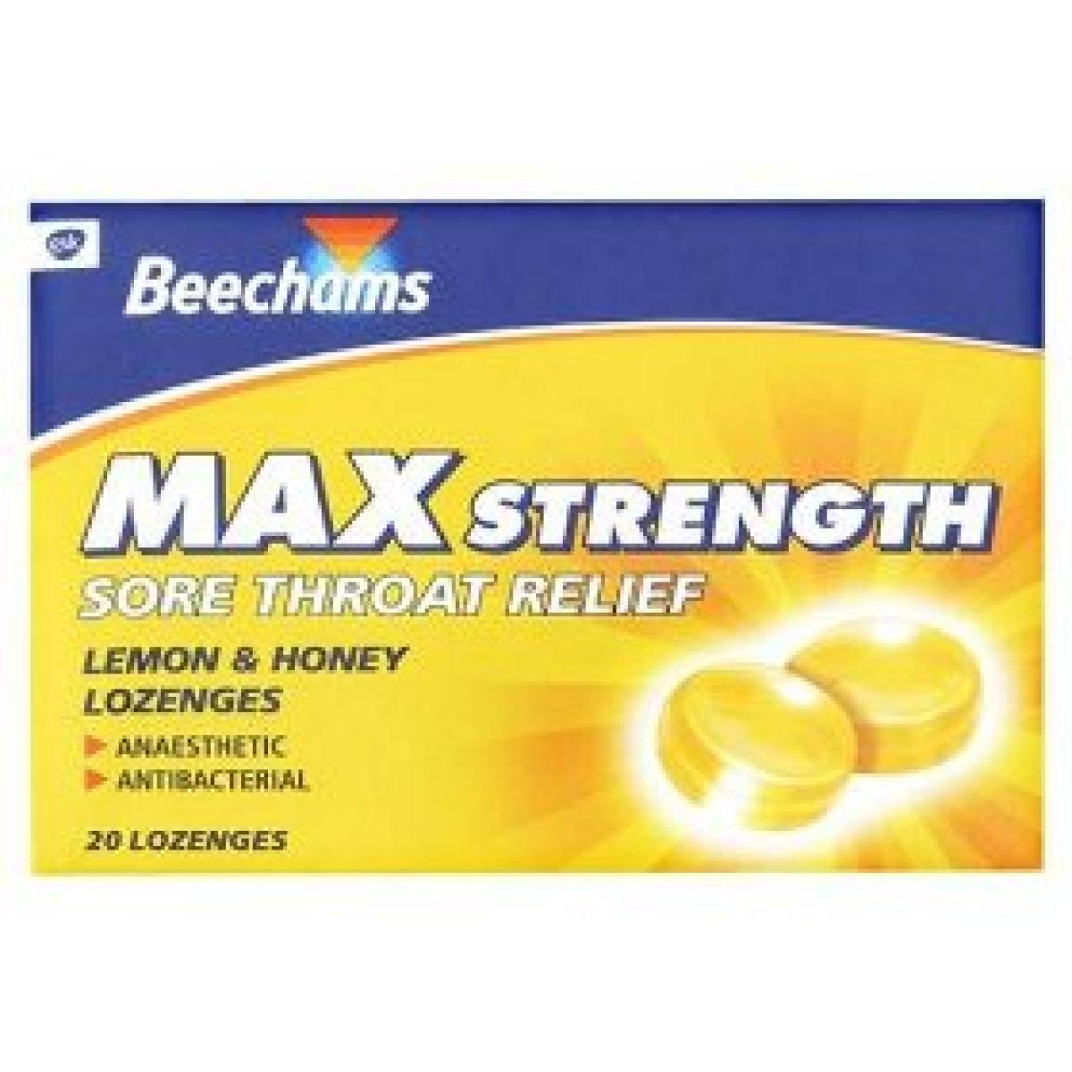 Sore Throat Honey & Lemon 20 Lozenges