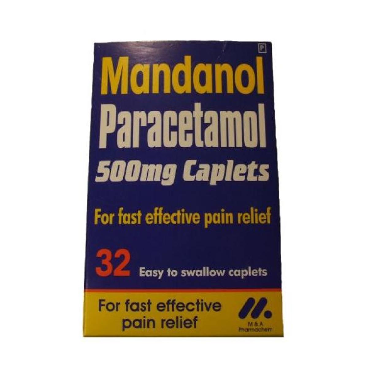 Paracetamol 500 mg 32 Caplets