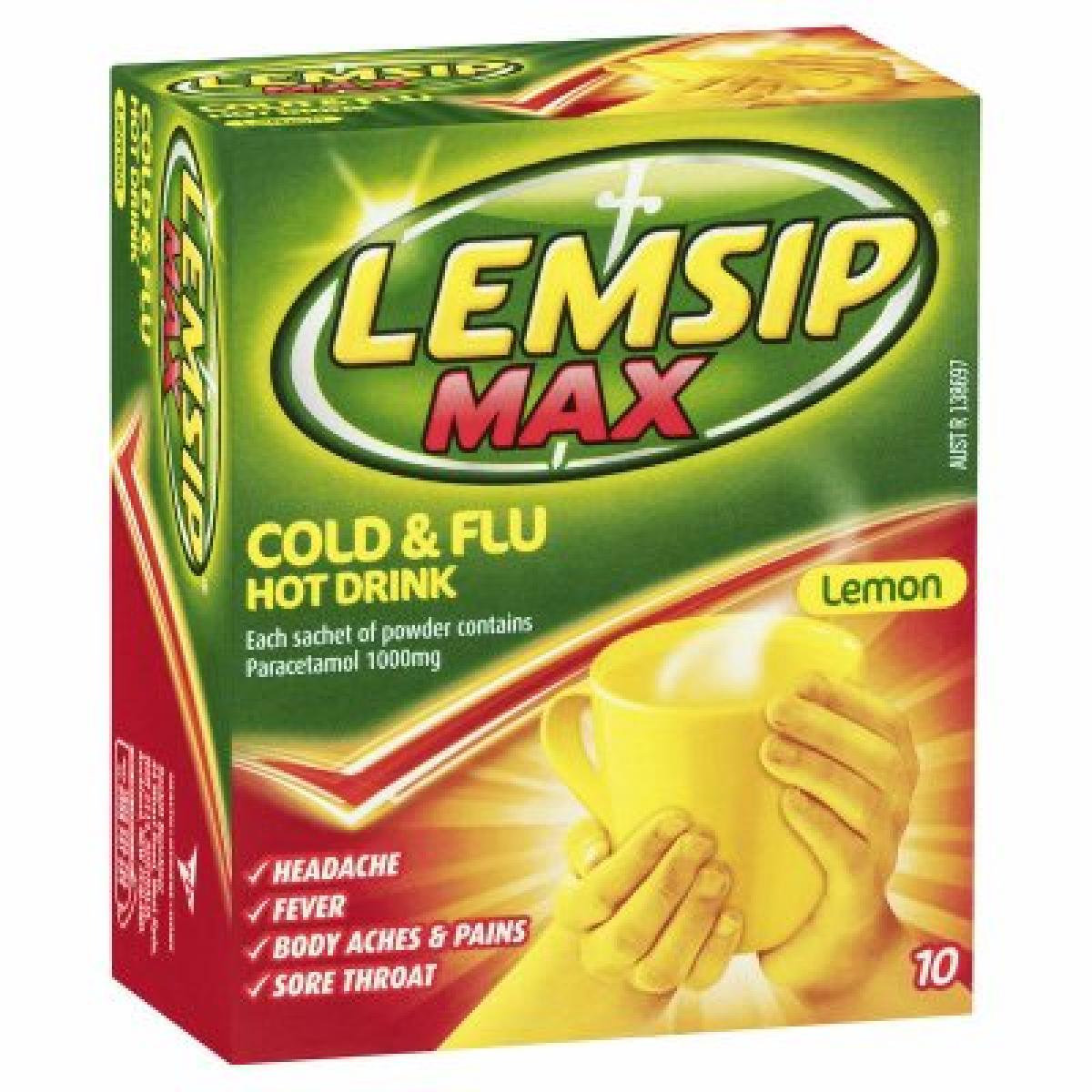 Max Cold & Flu Lemon Flavour