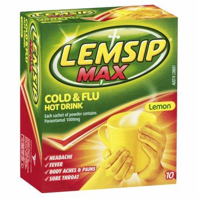 Max Cold & Flu Lemon Flavour