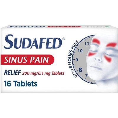 Sinus Pain Relief 200 mg/6.1 mg