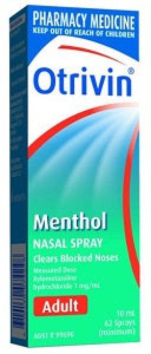 Otrivin Congestion Relief 0.1 Percent Instant Spray