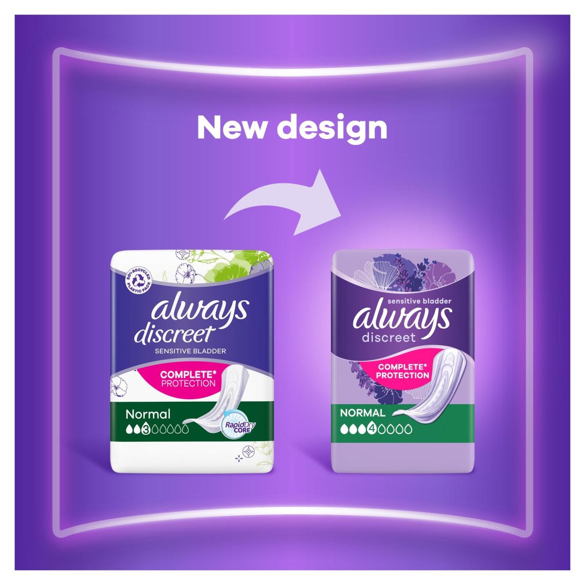 Discreet Normal Incontinence Pads