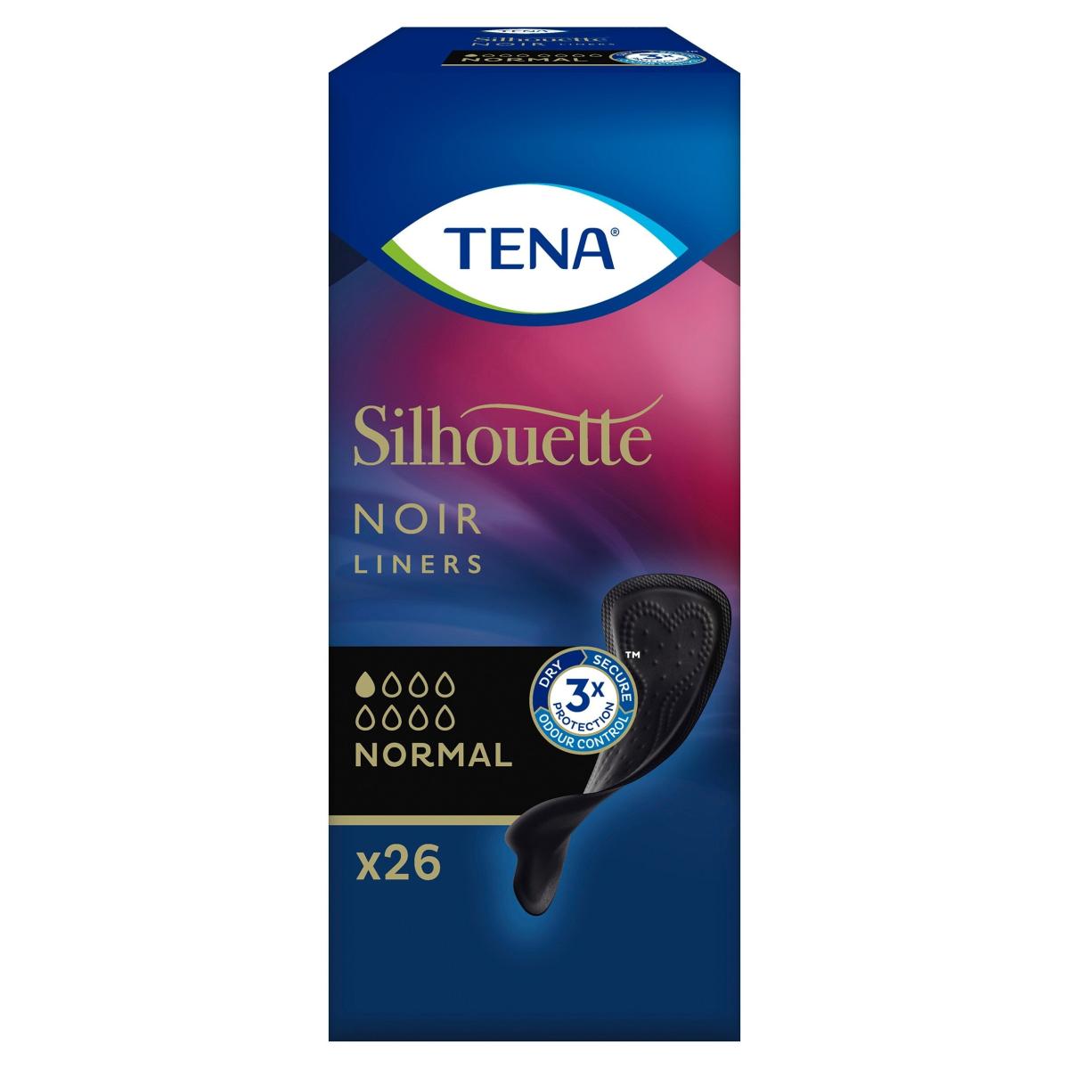 Silhouette Black Incontinence Liners