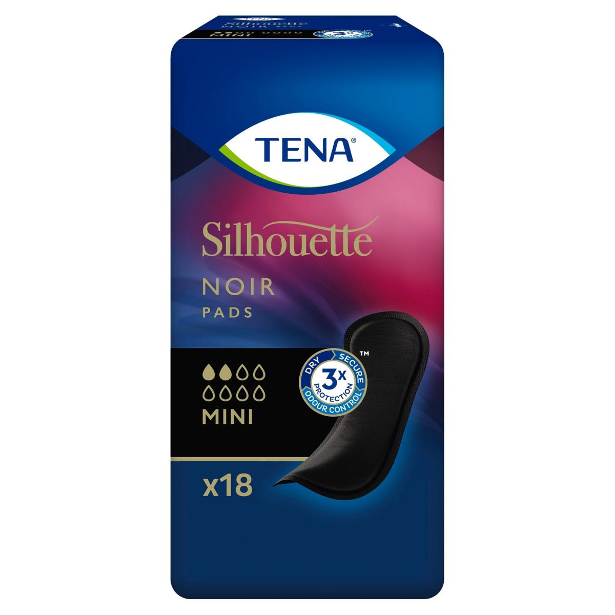 Silhouette Black Incontinence Pads
