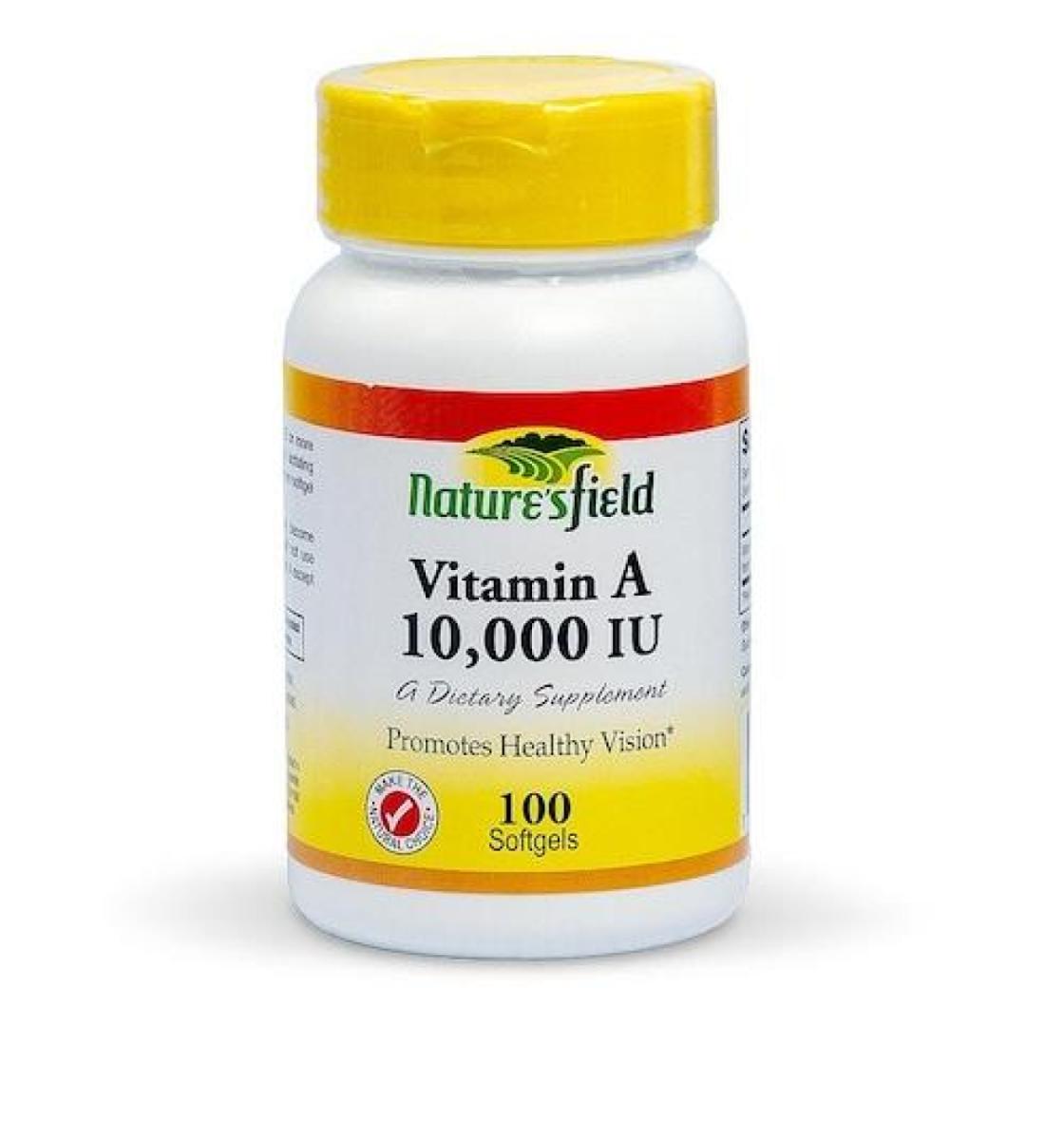 Vitamin A 10,000 IU x100 Soft Gels