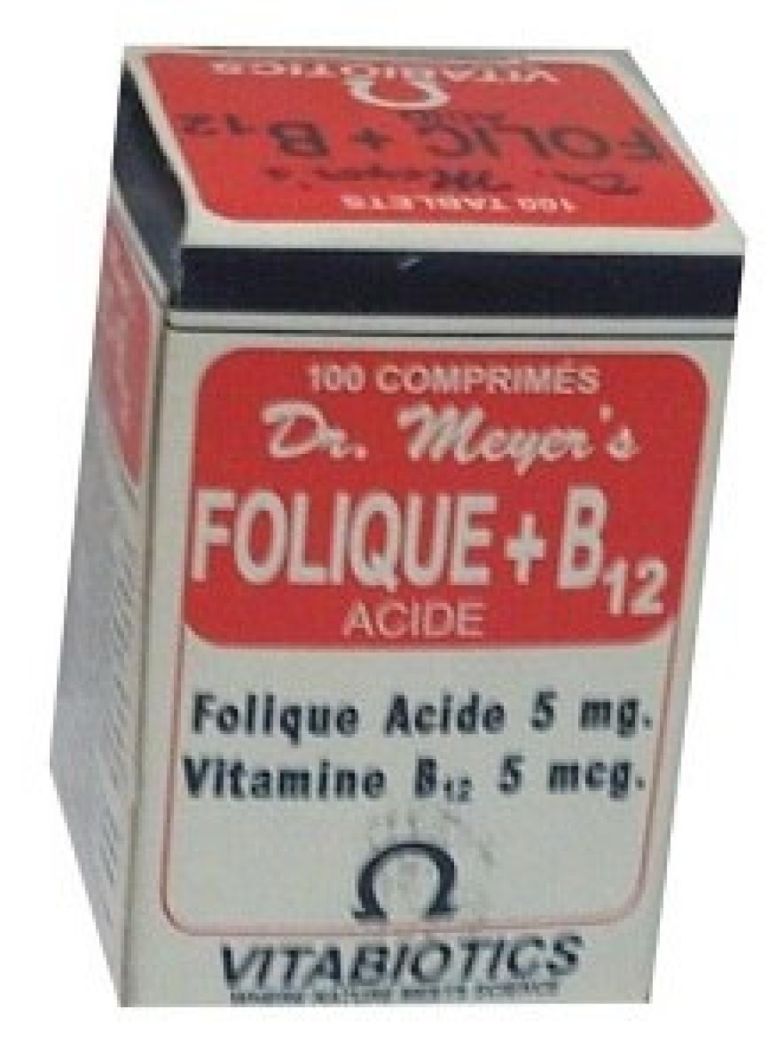 Folic Acid + B12 5 mg