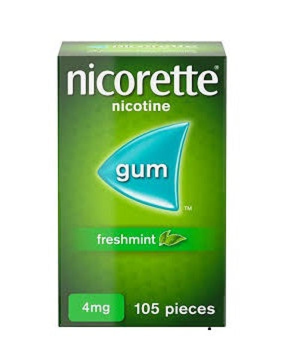 Nicotine Gum 4 mg Fresh Mint x105