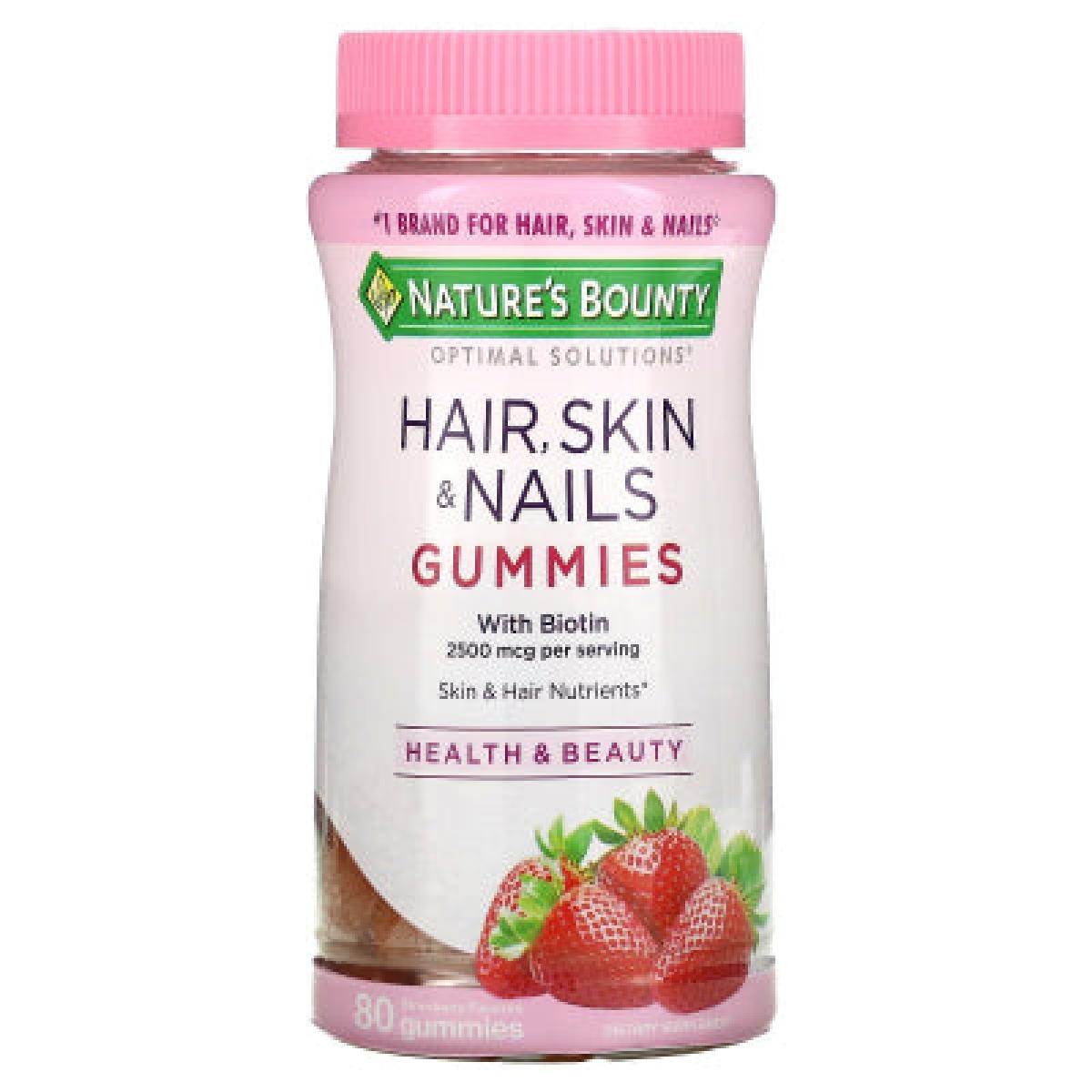 Hair, Skin & Nails 80 Gummies