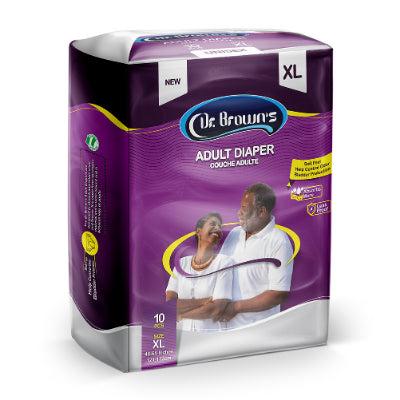 Unisex Adult Diaper Extra Large 48-68 Inches x10