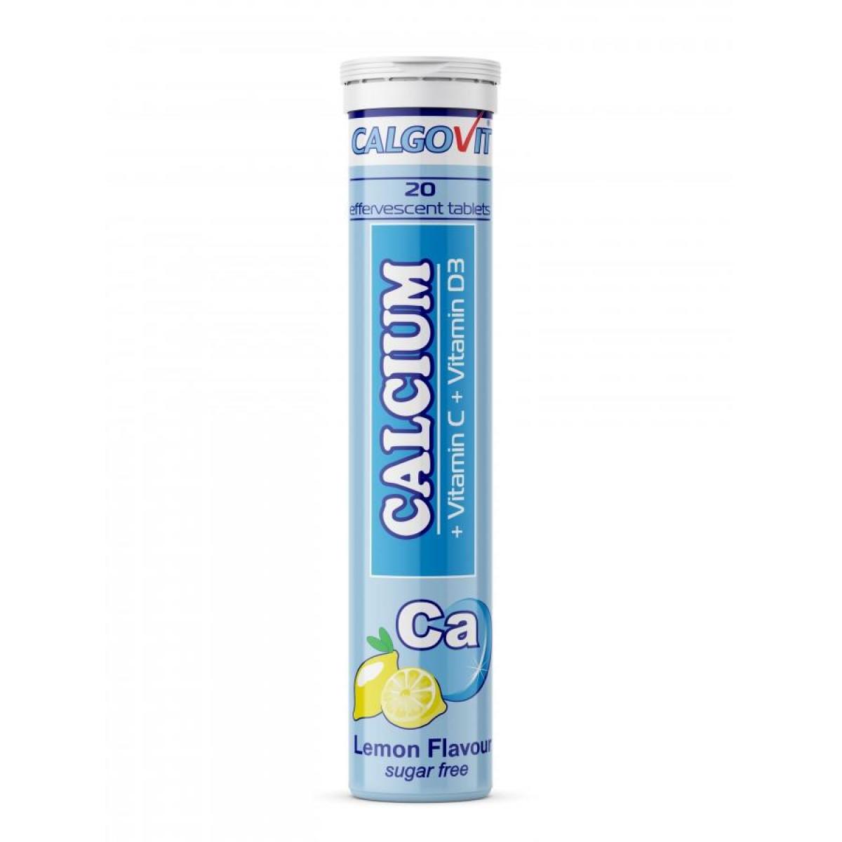 Calcium + Vit C + Vit D3 Lemon Flavour x20 Tablets