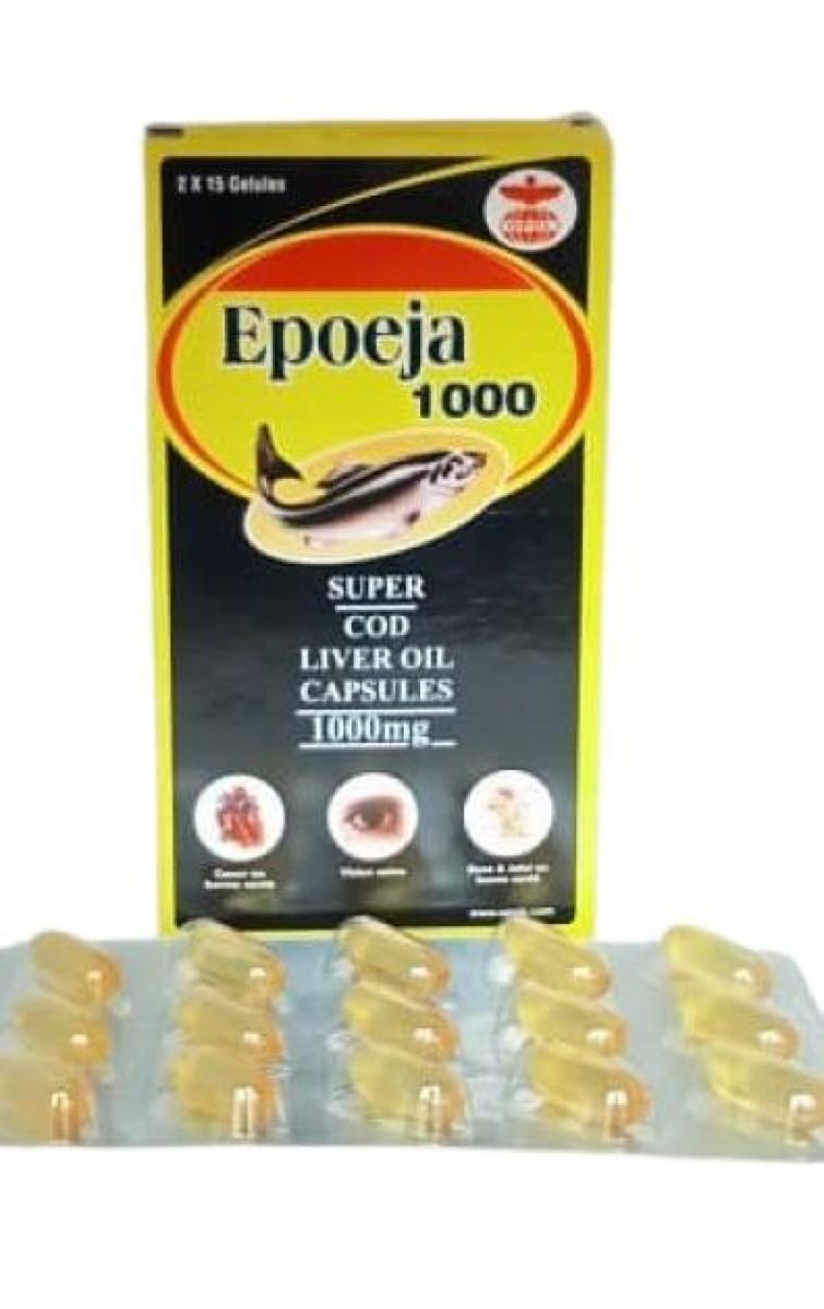 Super Cod Liver Oil 1000 mg x15 Capsules