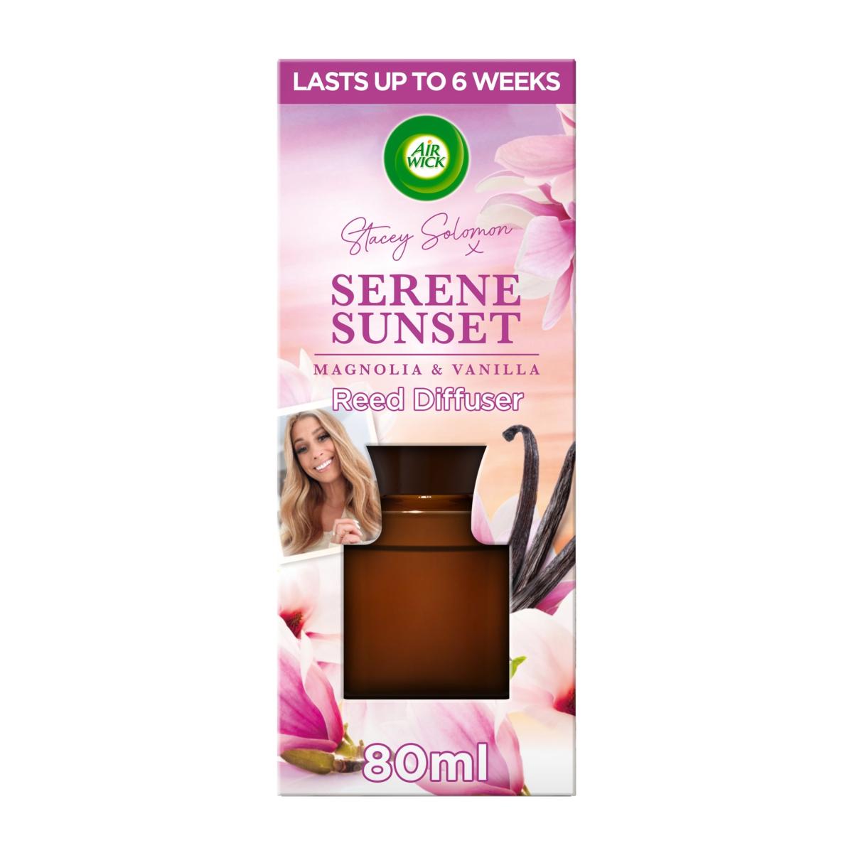 Air Freshener Stacey Solomon Serene Sunset Essential Oils Reed Diffuser